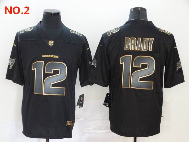 Men's Tampa Bay Buccaneers #12 Tom Brady Jesey NO.2;